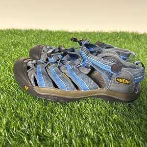 KEEN Kids Newport H2 Waterproof Hiking Sandals - Magnet/Brilliant Blue